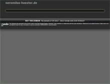 Tablet Screenshot of neromilos-hoexter.de